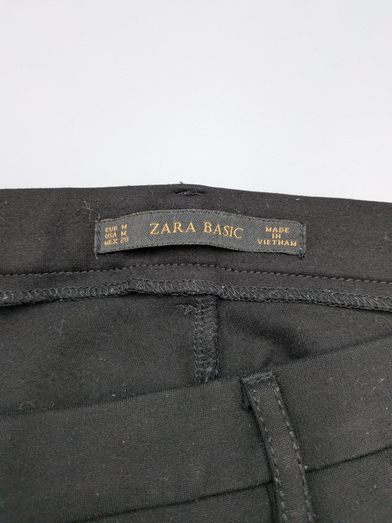 Zara Basic Jeans M Black
