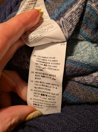 United Colours of Benetton Dress M Multicolor (Purple, Blue, Beige, and Earth tones)