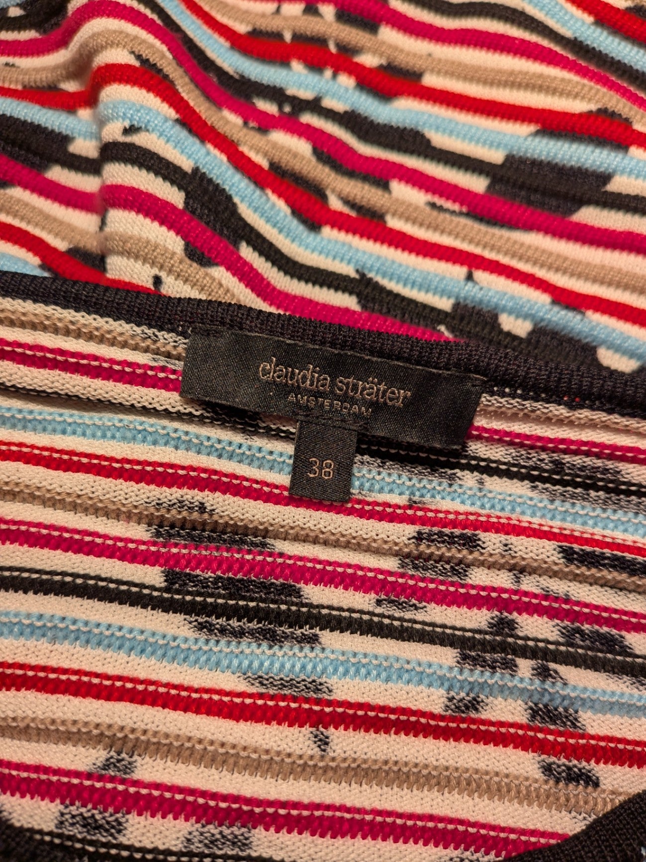 Claudia Sträter Cardigan Multicolor (red, black, beige, blue, white)