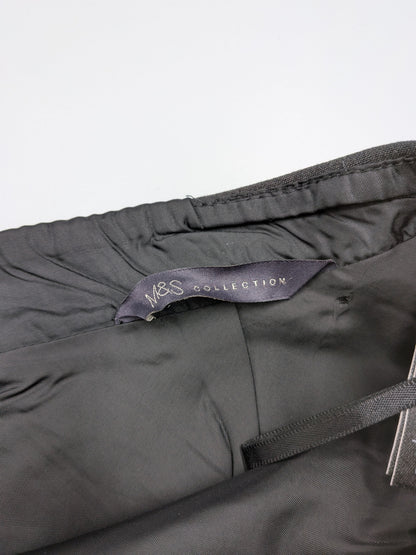 Marks & Spencers Collection Skirt 36 Dark Gray