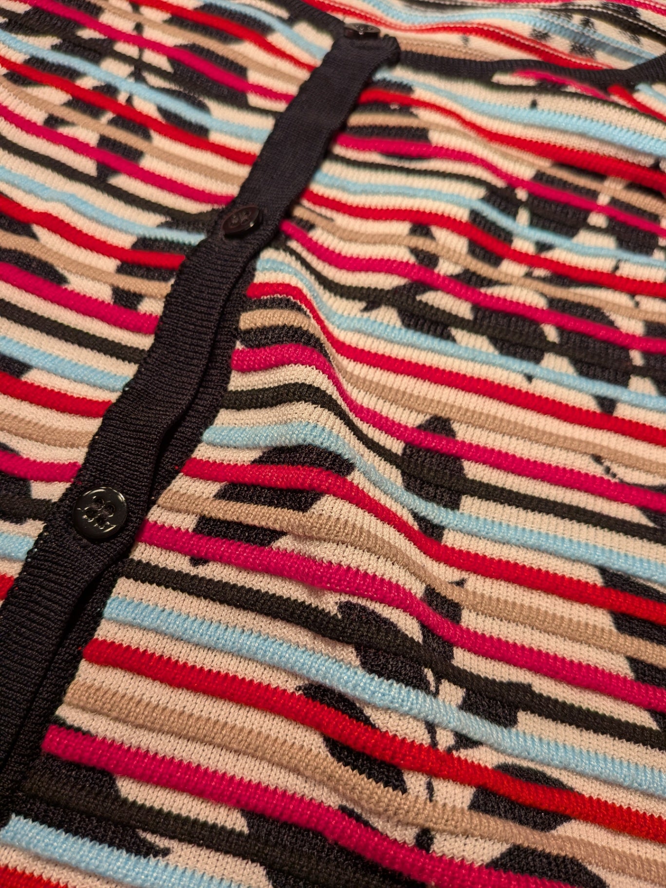 Claudia Sträter Cardigan Multicolor (red, black, beige, blue, white)