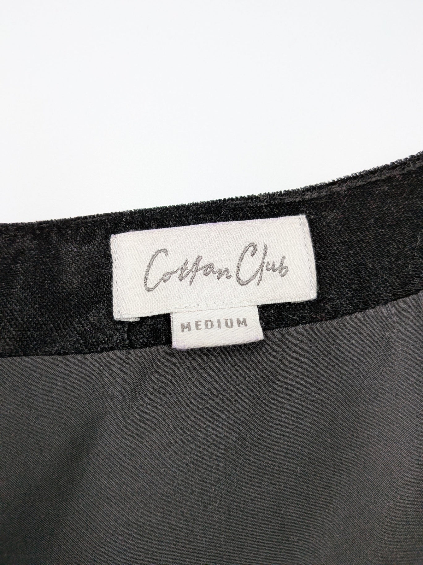 Cotton Club Vest M - Medium Black and Gold