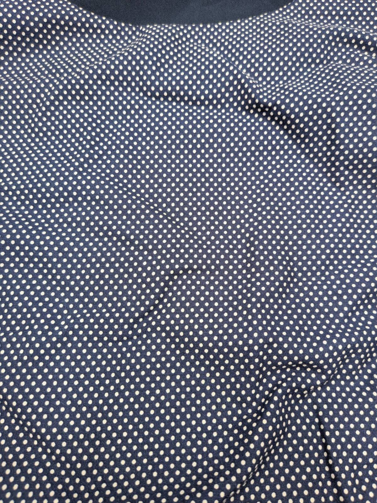 Allen Solly Dress S Navy Blue with White Polka Dots