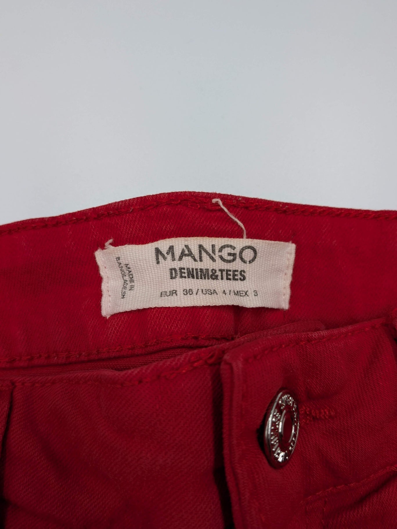Mango Shorts 36 Red
