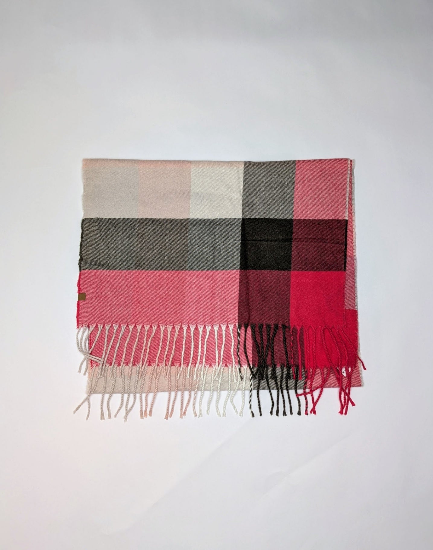 Camels Active Scarf Pink, Gray, Black, White