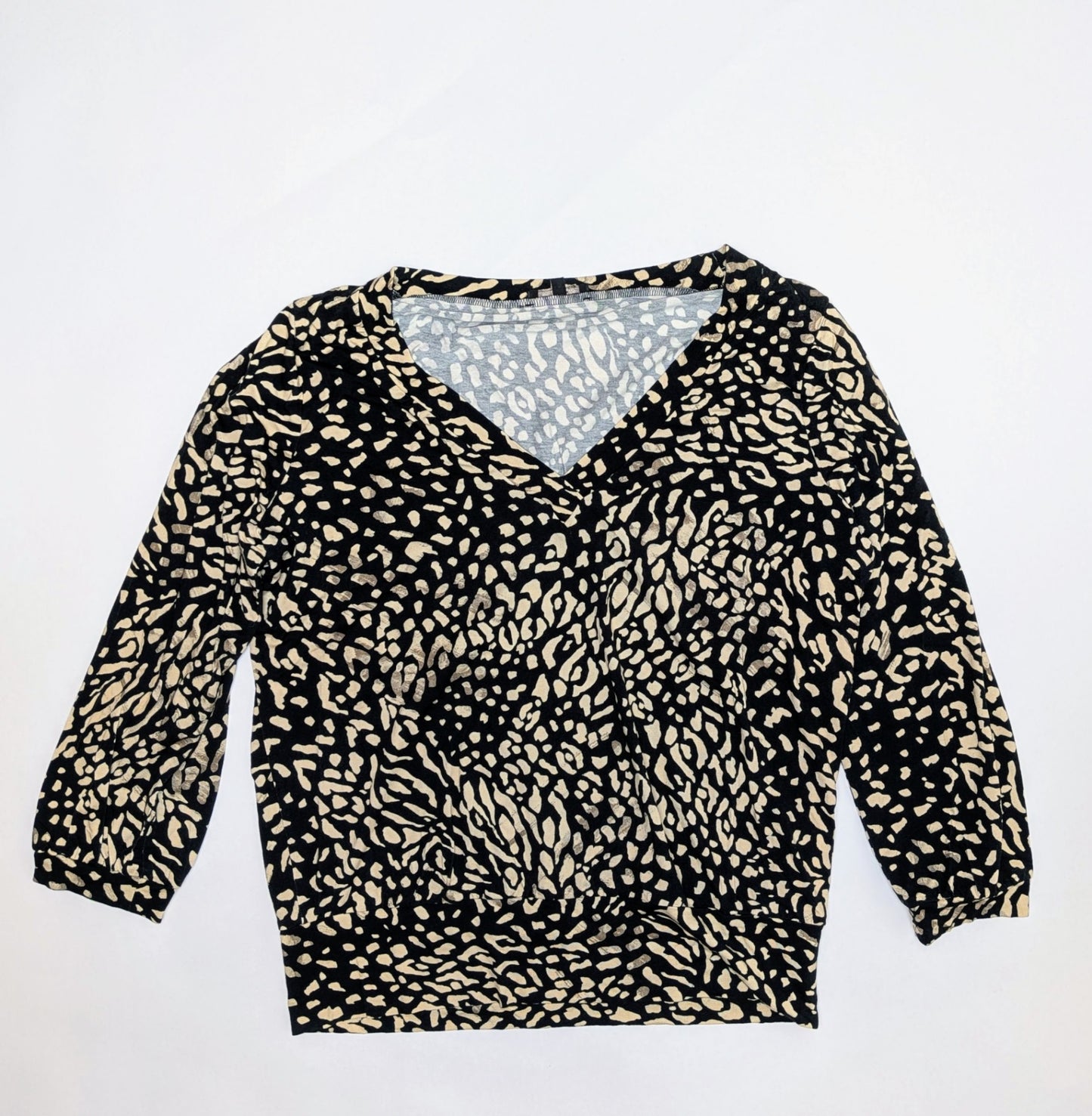 Claudia Sträter Blouse 36 Black and beige