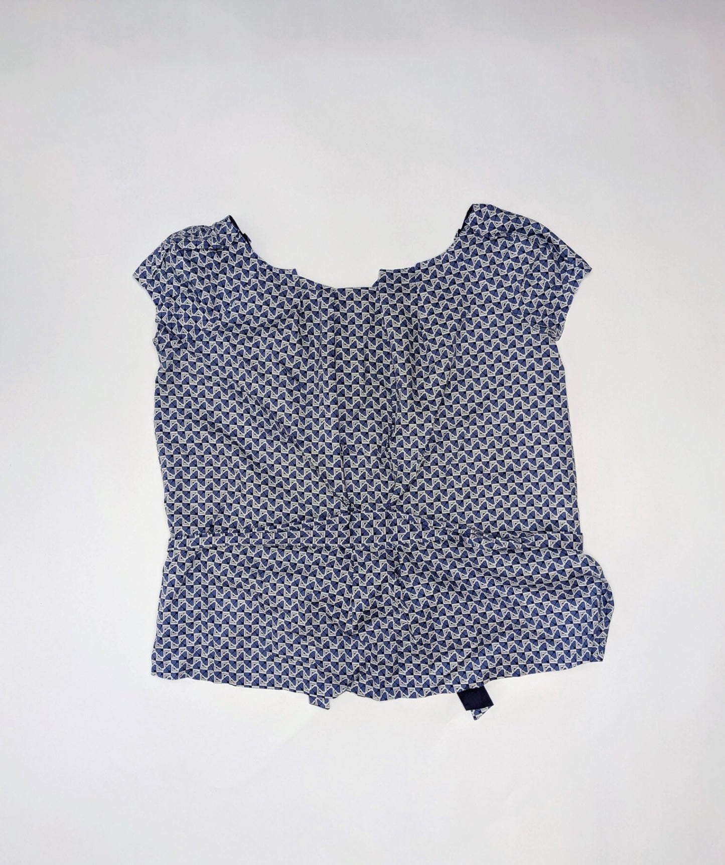 Comptoir Des Cotonniers Blouse 38 Blue and cream