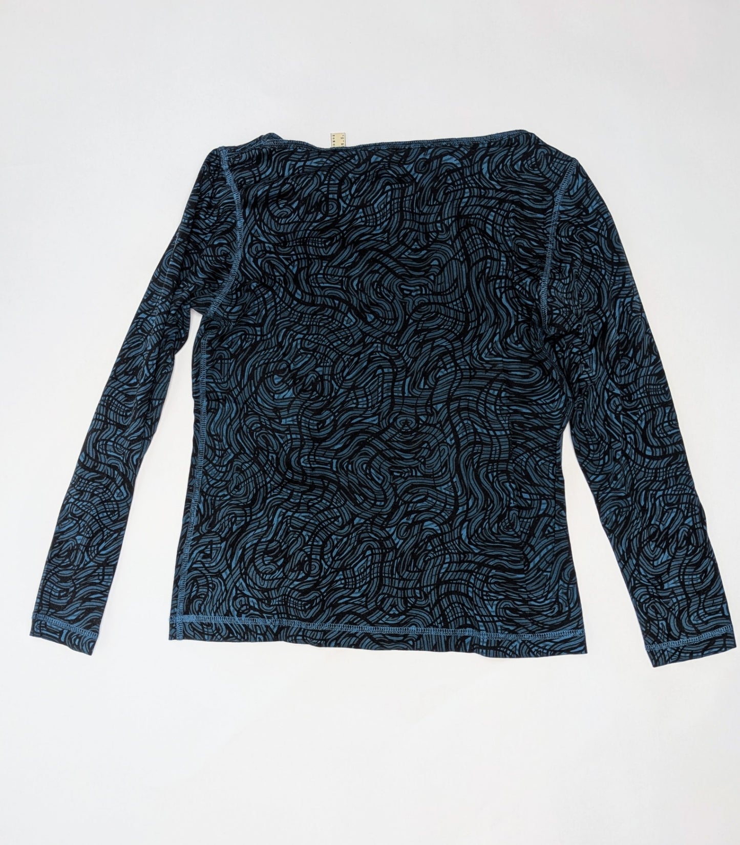 Esprit Long Sleeve Shirt S Brown and Blue