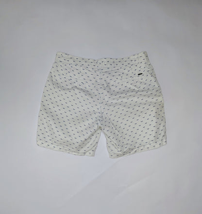 Esprit Shorts 38 White with navy blue pattern
