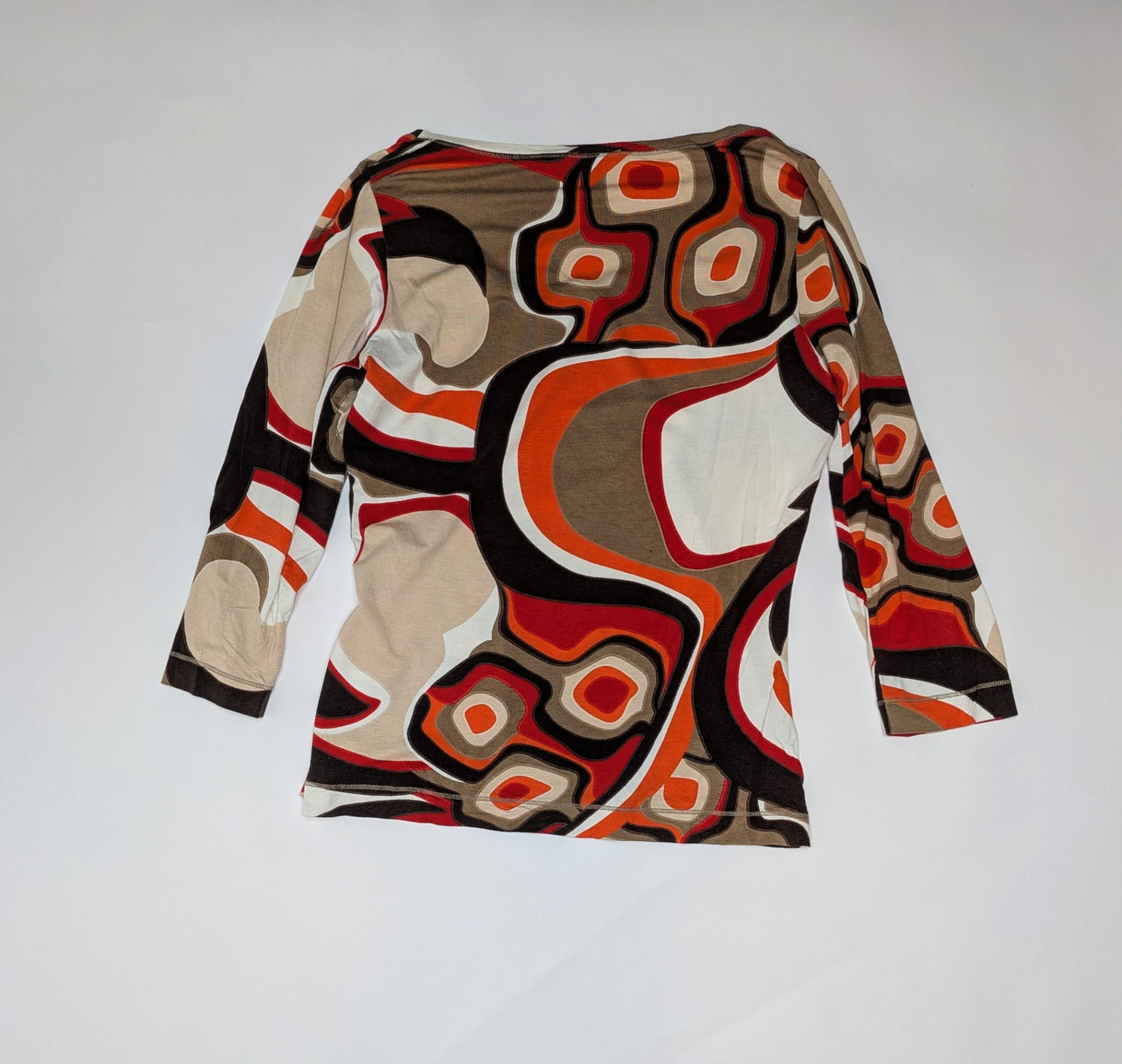 Claudia Strater Top / T-shirt 38 Multicolor (beige, orange, red, black)
