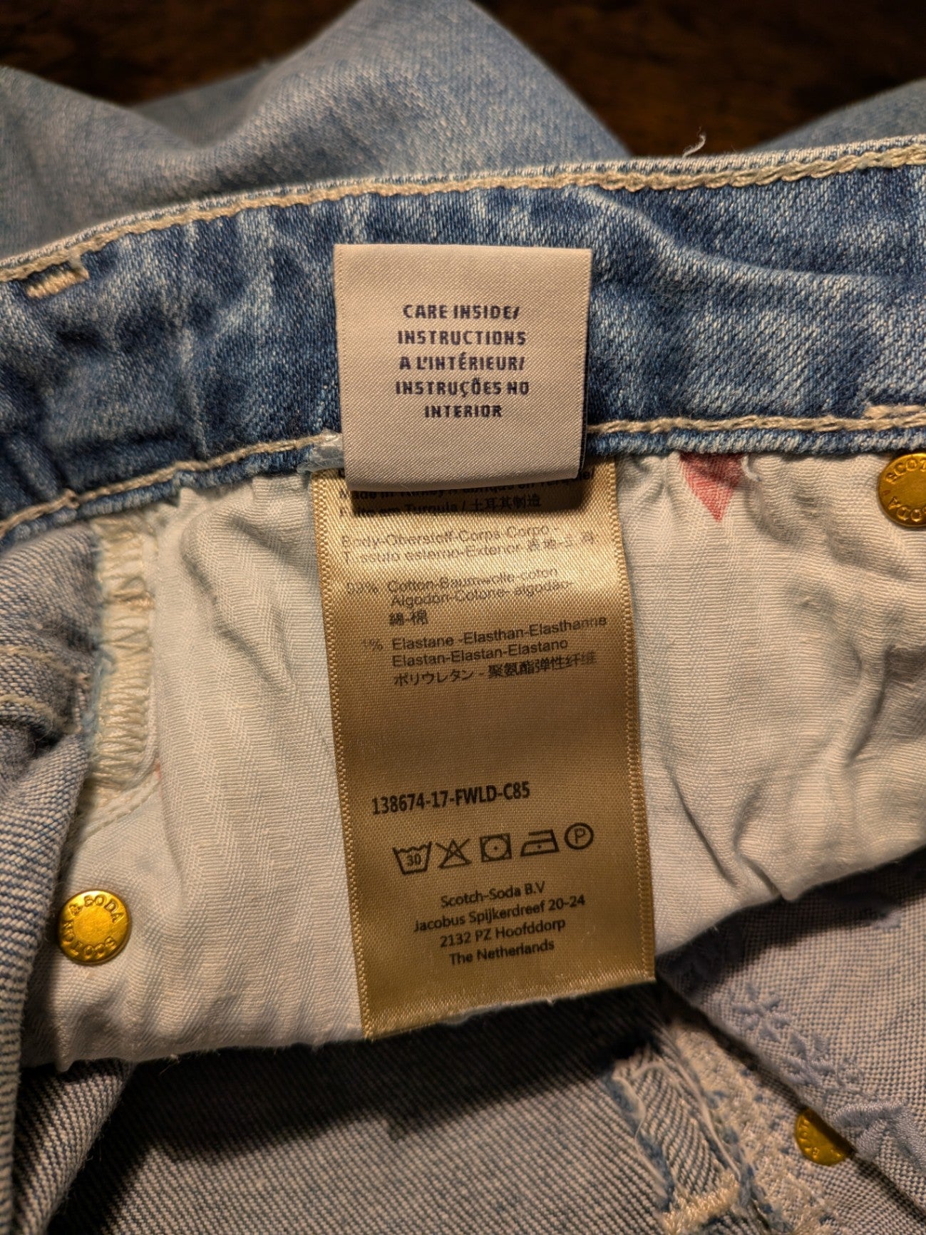 Scotch & Soda Jeans 25/32 Blue