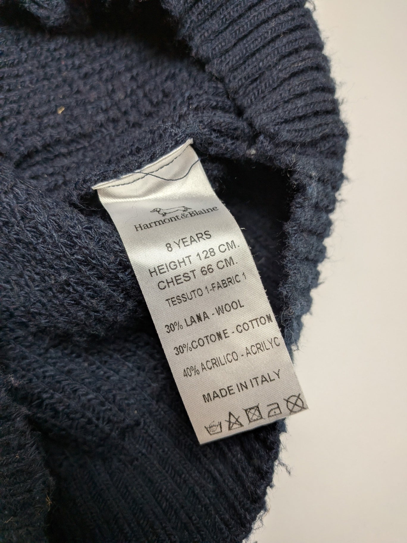 Harmont & Blaine Cardigan 128 Navy blue