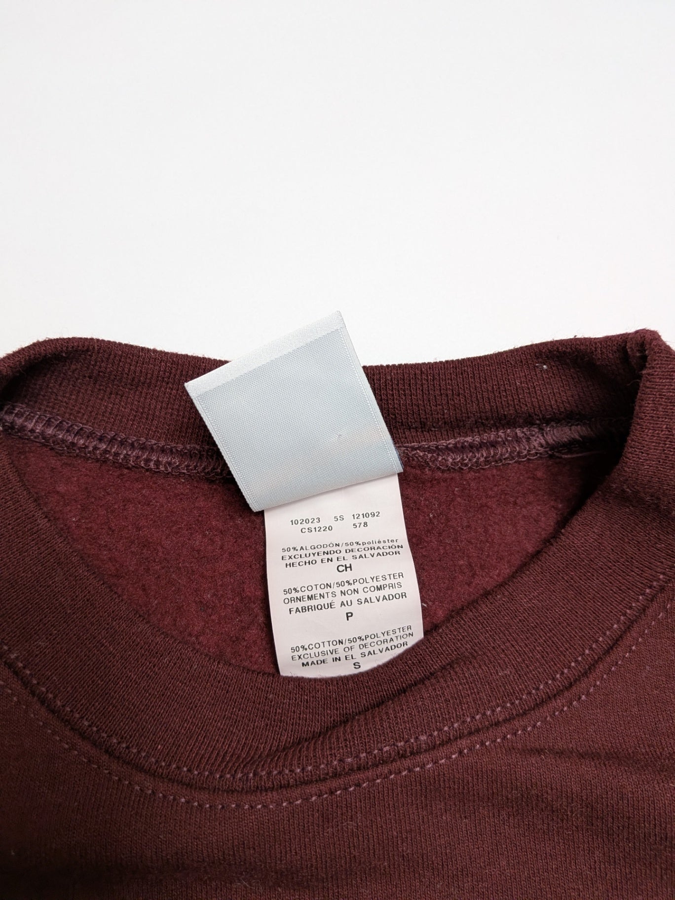 Champion Sweatshirt S Maroon