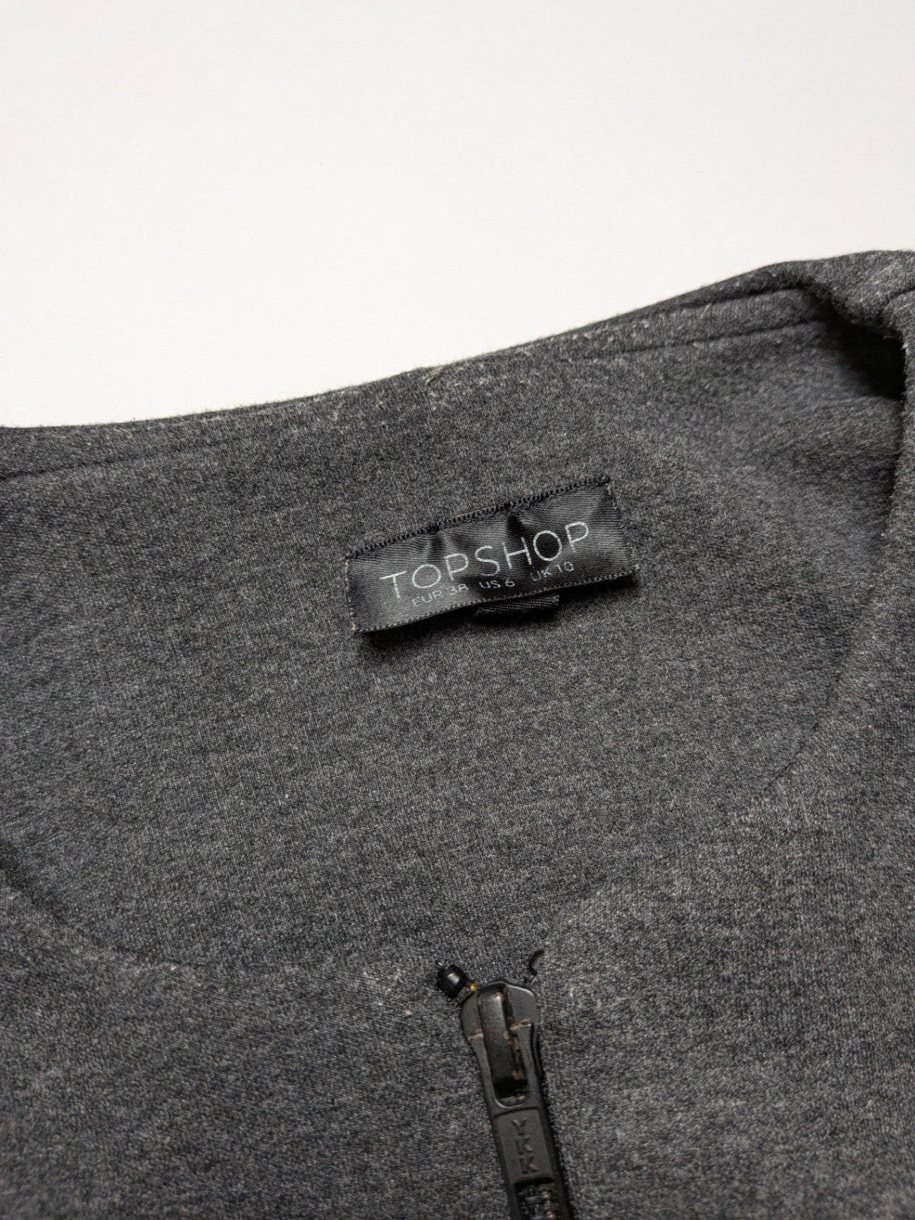 Topshop Jacket 38 Gray