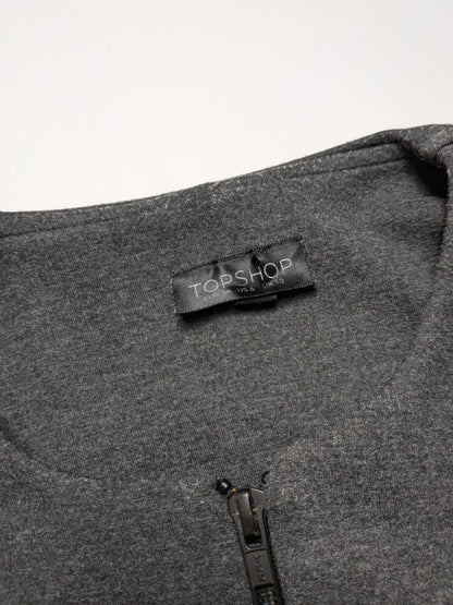 Topshop Jacket 38 Gray