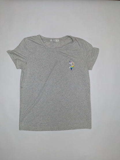 Daphnea T-Shirt M Light Grey