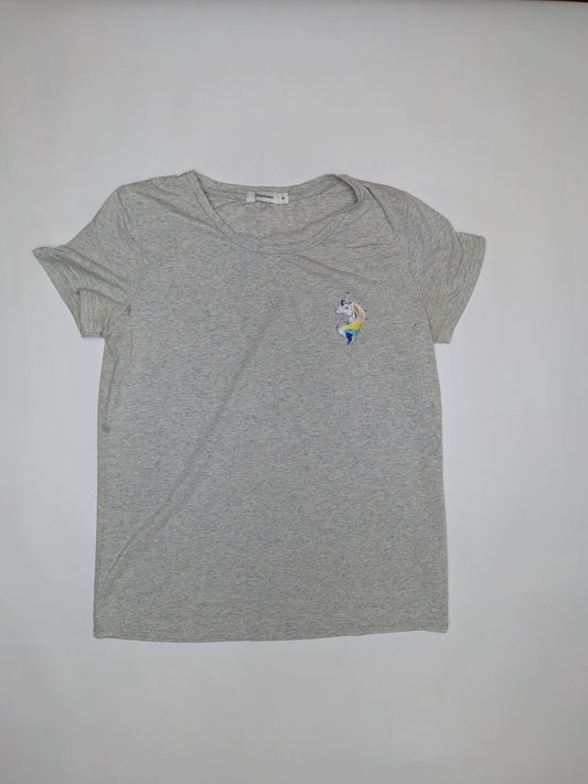 Daphnea T-Shirt M Light Grey