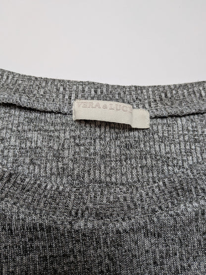 Vera & Lucy Long Sleeve Top M (approx) Gray