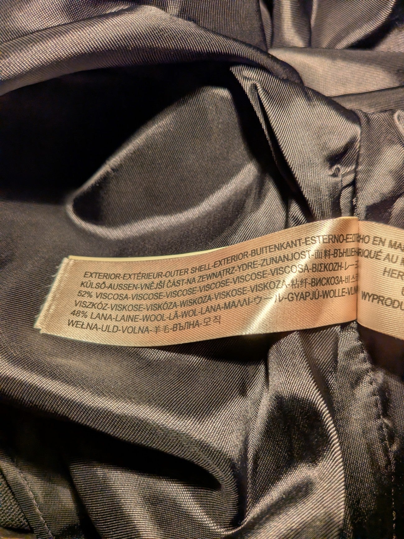 Massimo Dutti Dress 40 Black