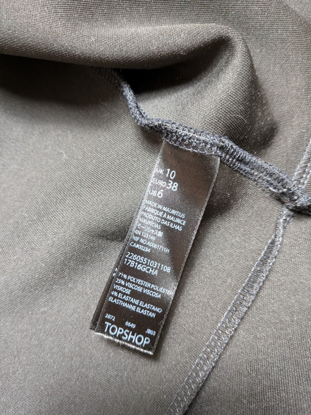 Topshop Jacket 38 Gray