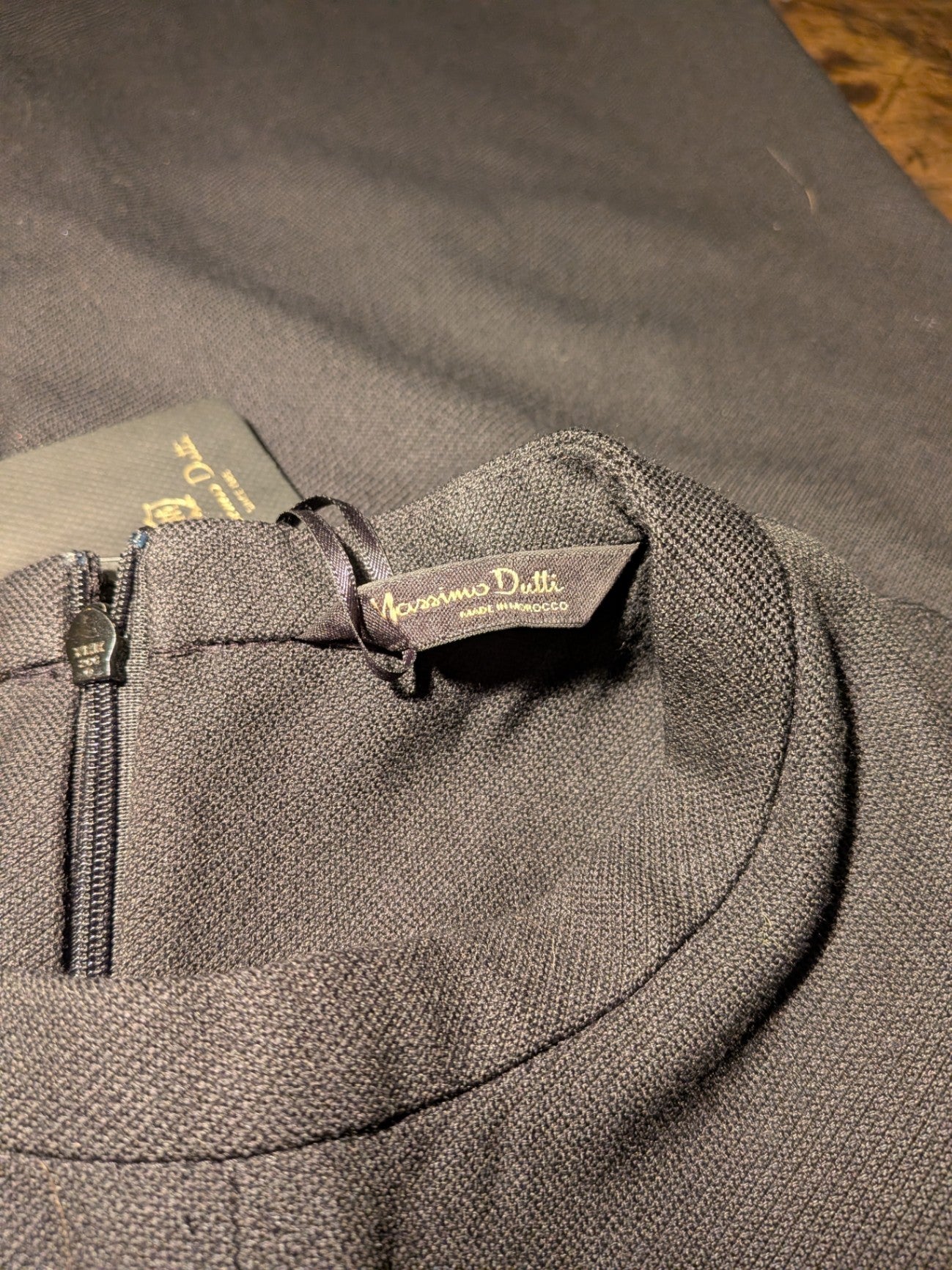 Massimo Dutti Dress 40 Black
