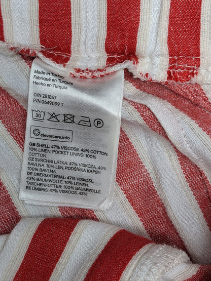 H&M Shorts 38 Red and white