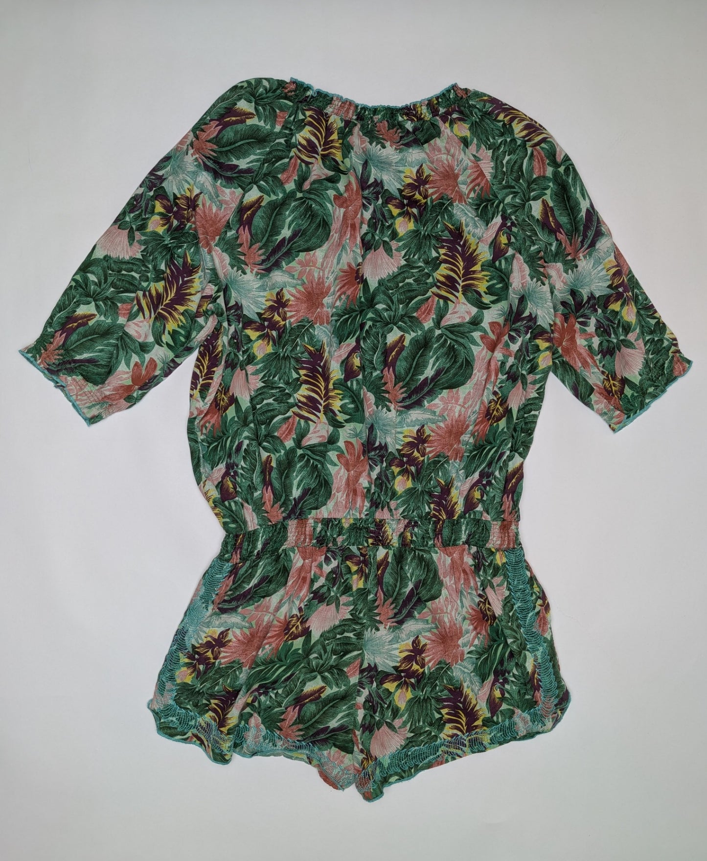Scotch R'Belle Jumpsuit 14 Multicolor (Green, Pink, Yellow, and Purple)