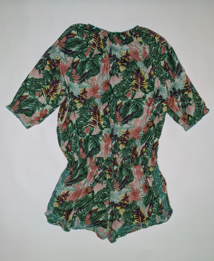 Scotch R'Belle Jumpsuit 14 Multicolor (Green, Pink, Yellow, and Purple)