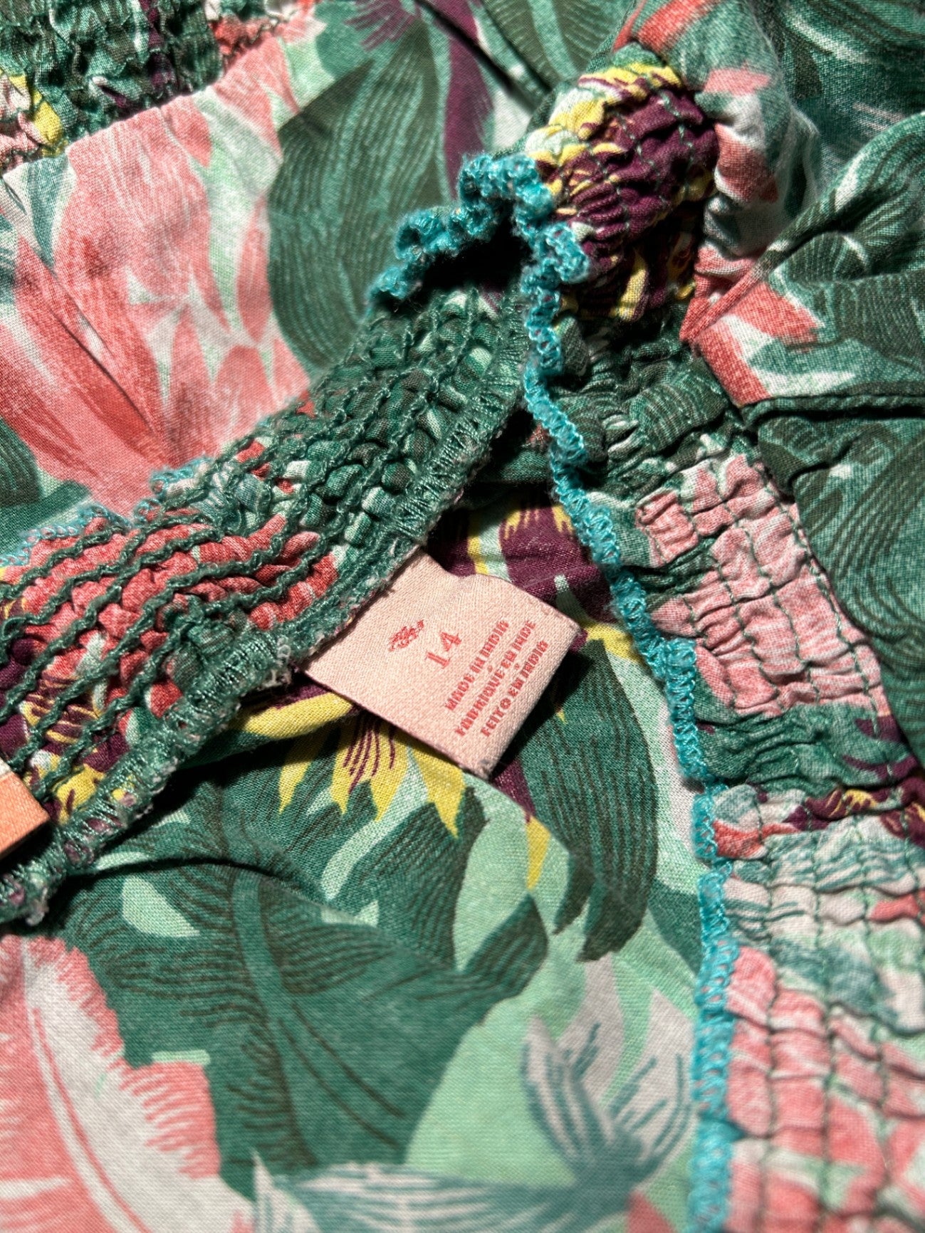 Scotch R'Belle Jumpsuit 14 Multicolor (Green, Pink, Yellow, and Purple)