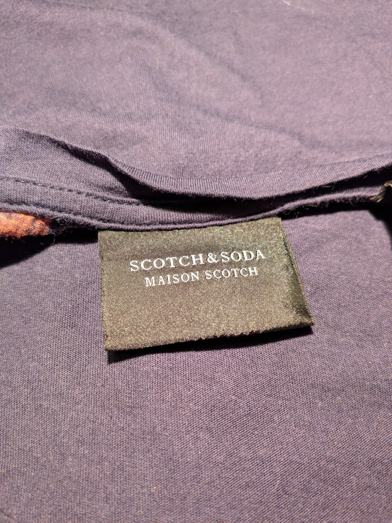 Scotch & Soda T-Shirt S Navy Blue with Red Hearts