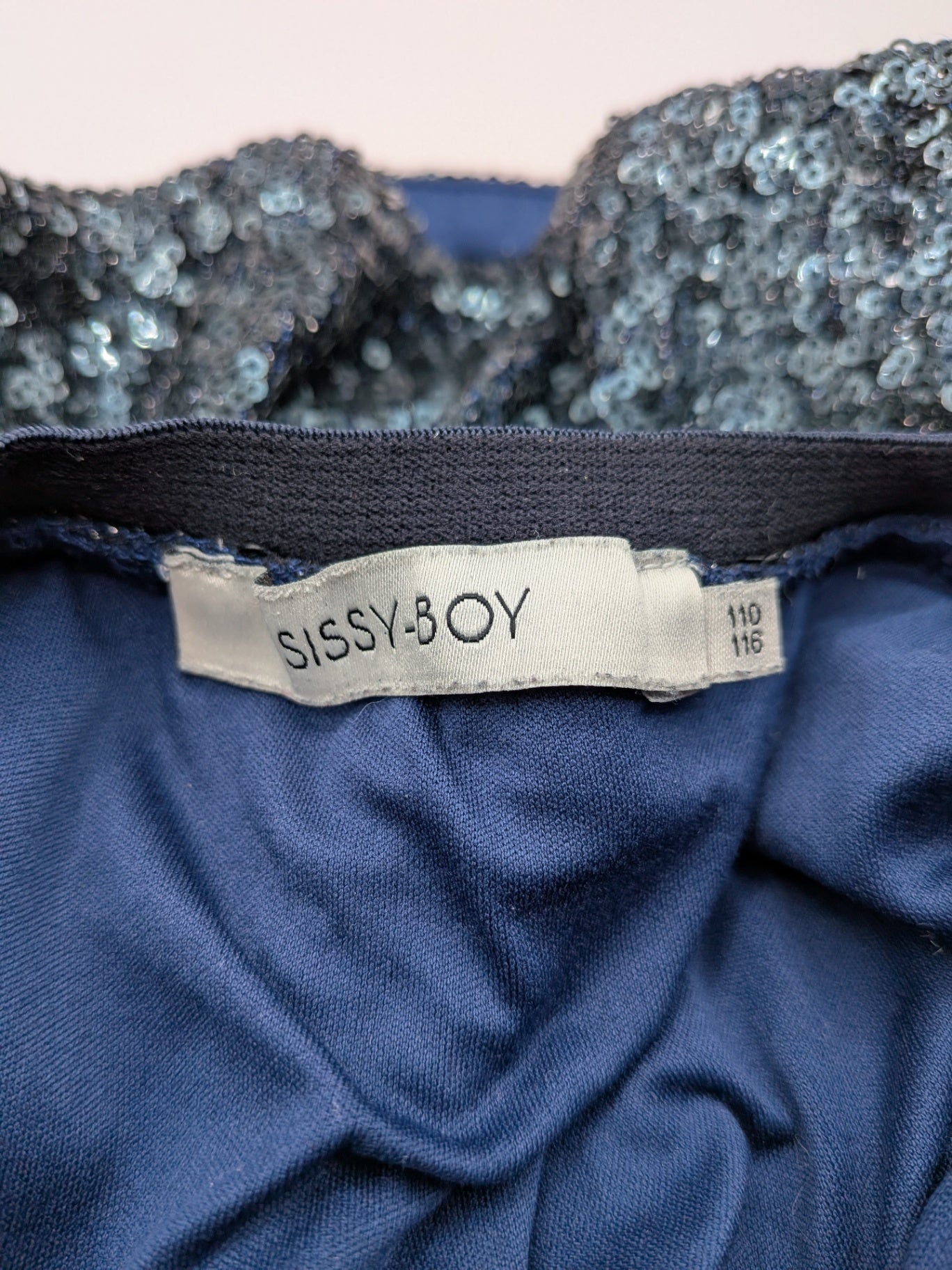 SISSY-BOY Skirt 110-116 Black with blue and gold accents