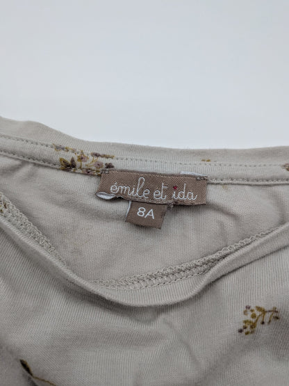 émile et ida Top / T-shirt 8A Beige/Cream