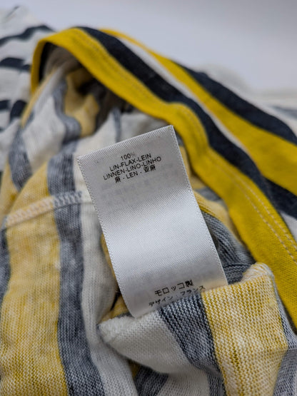 Pettit Bateau Dress S Black, White, and Yellow