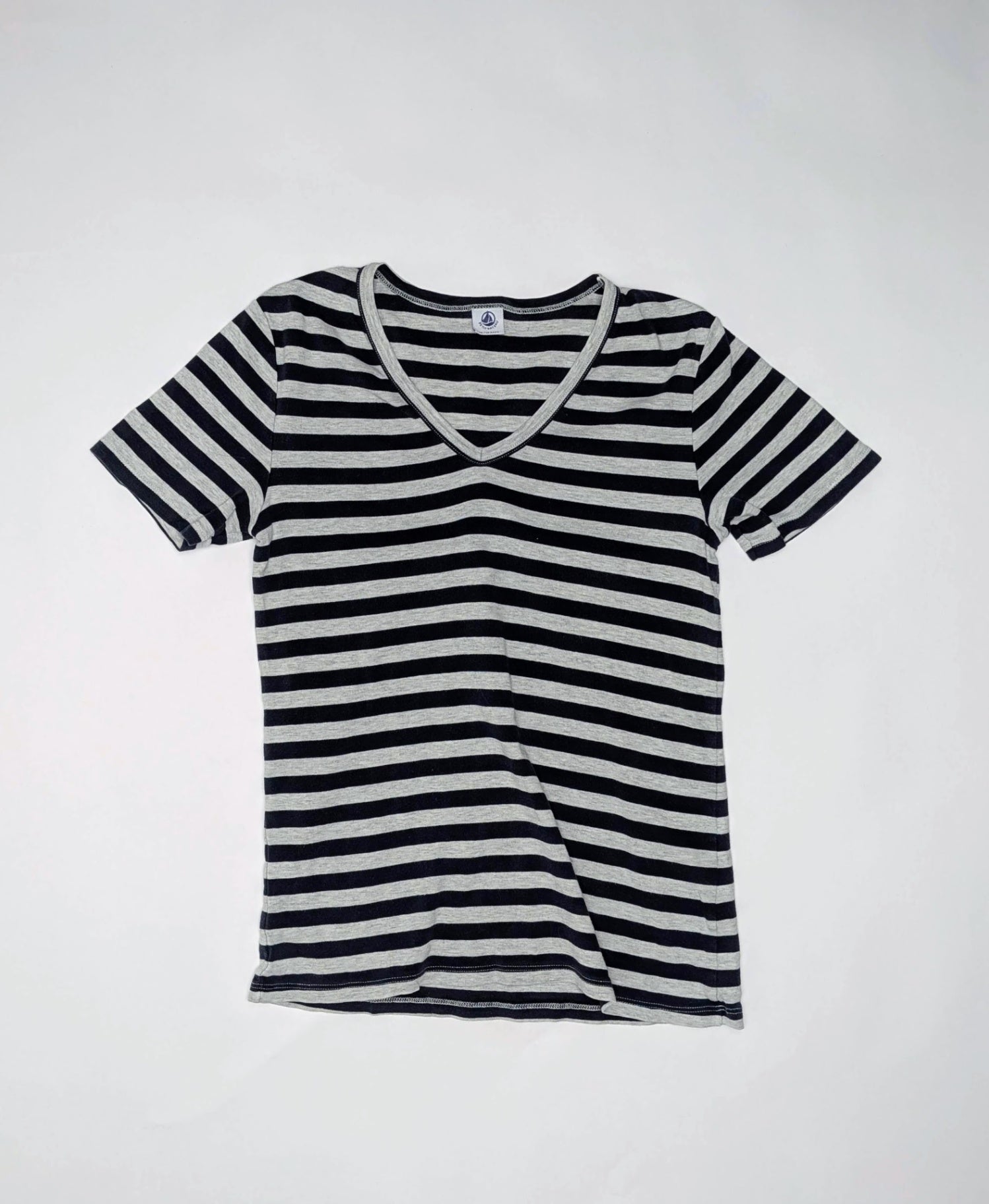 Petit Bateau Top / T-shirt M Navy blue and grey