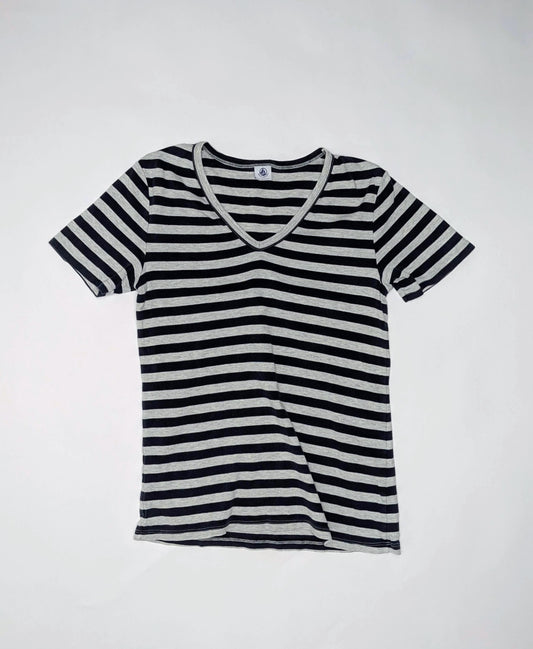 Petit Bateau Top / T-shirt M Navy blue and grey