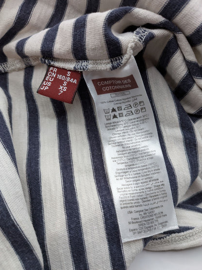 Comptoir des Cotonniers Shirt S Grey and White
