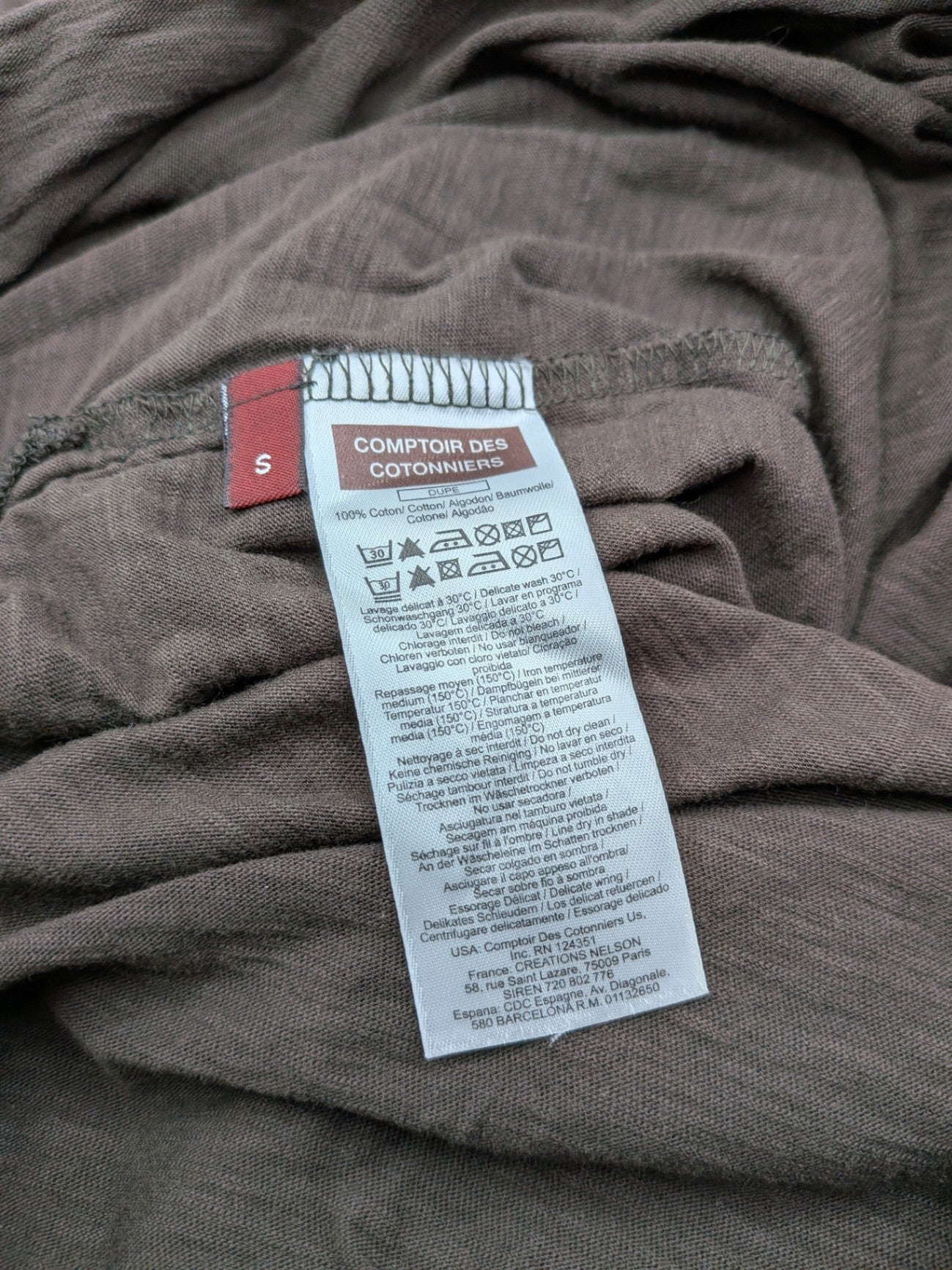 Comptoir des Cotonniers Tank Top S Dark Gray