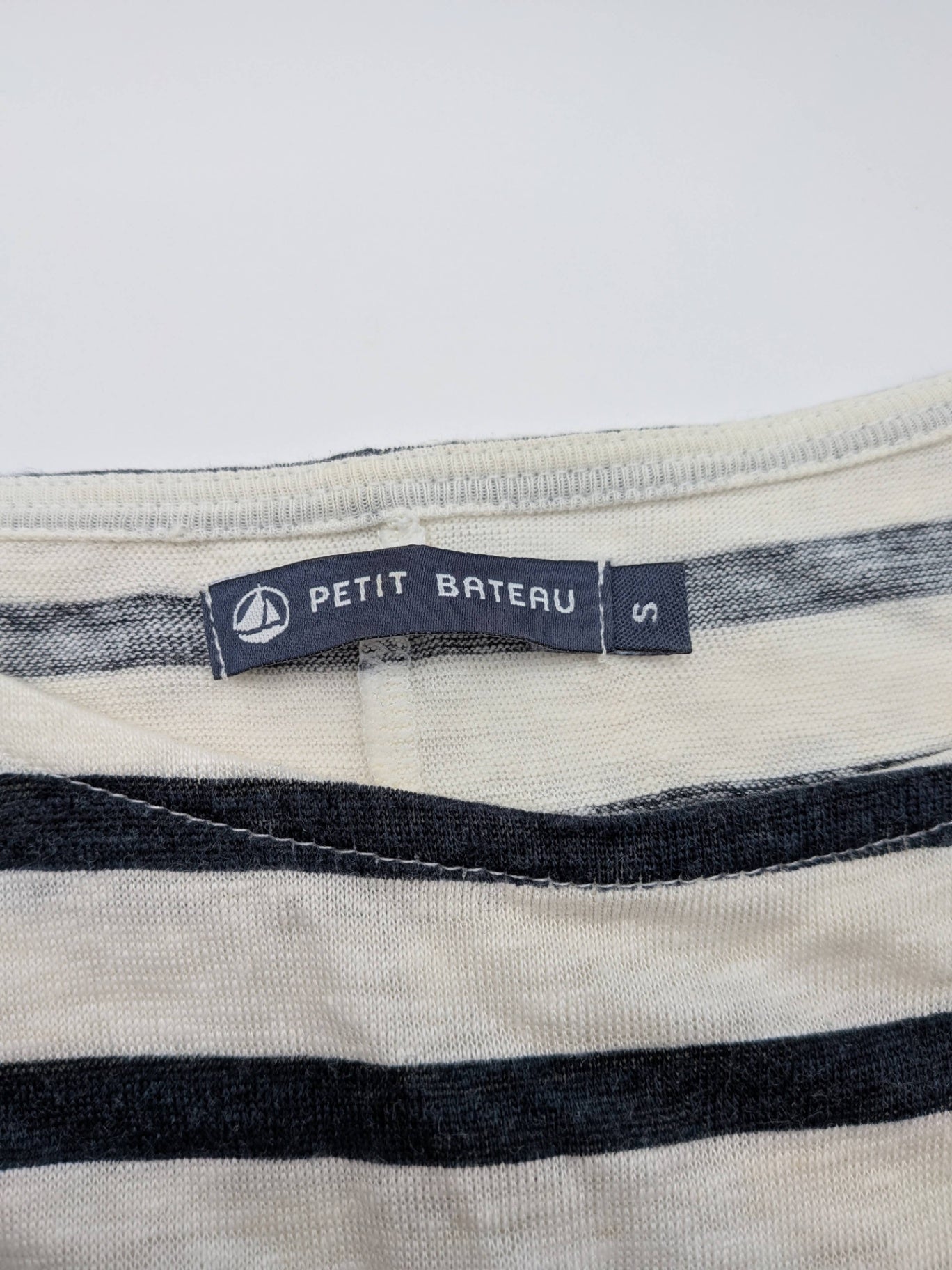Pettit Bateau Dress S Black, White, and Yellow