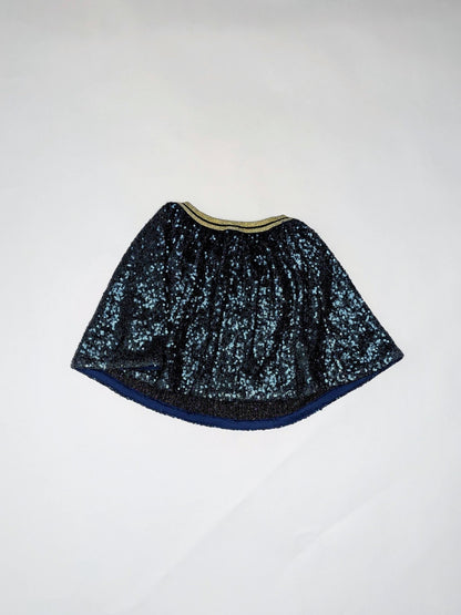 SISSY-BOY Skirt 110-116 Black with blue and gold accents