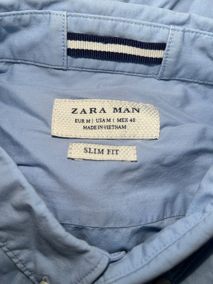 Zara Man Shirt M Blue