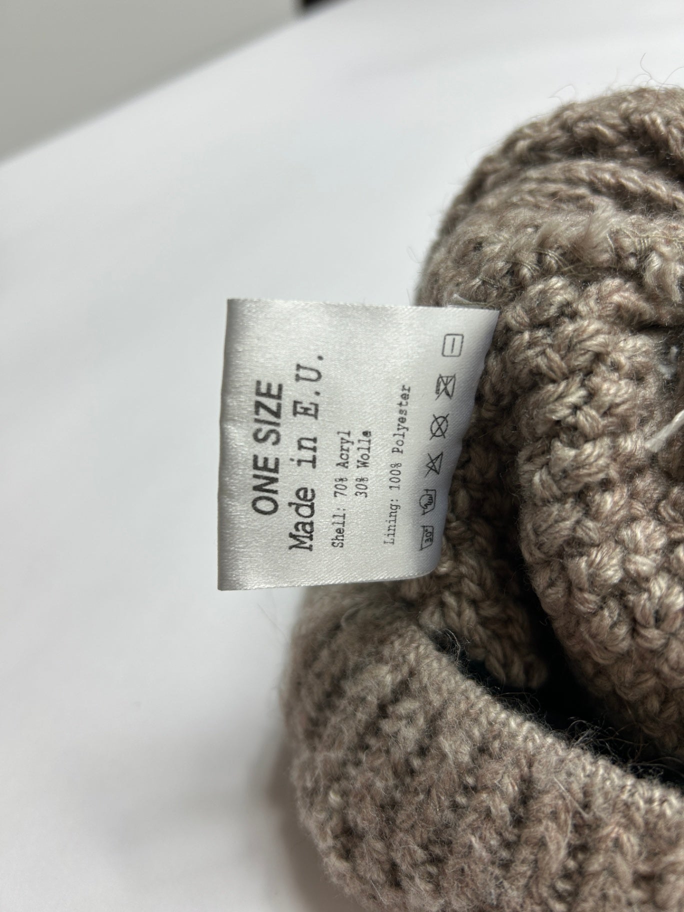 Cozy & Snow Beanie One Size Brown