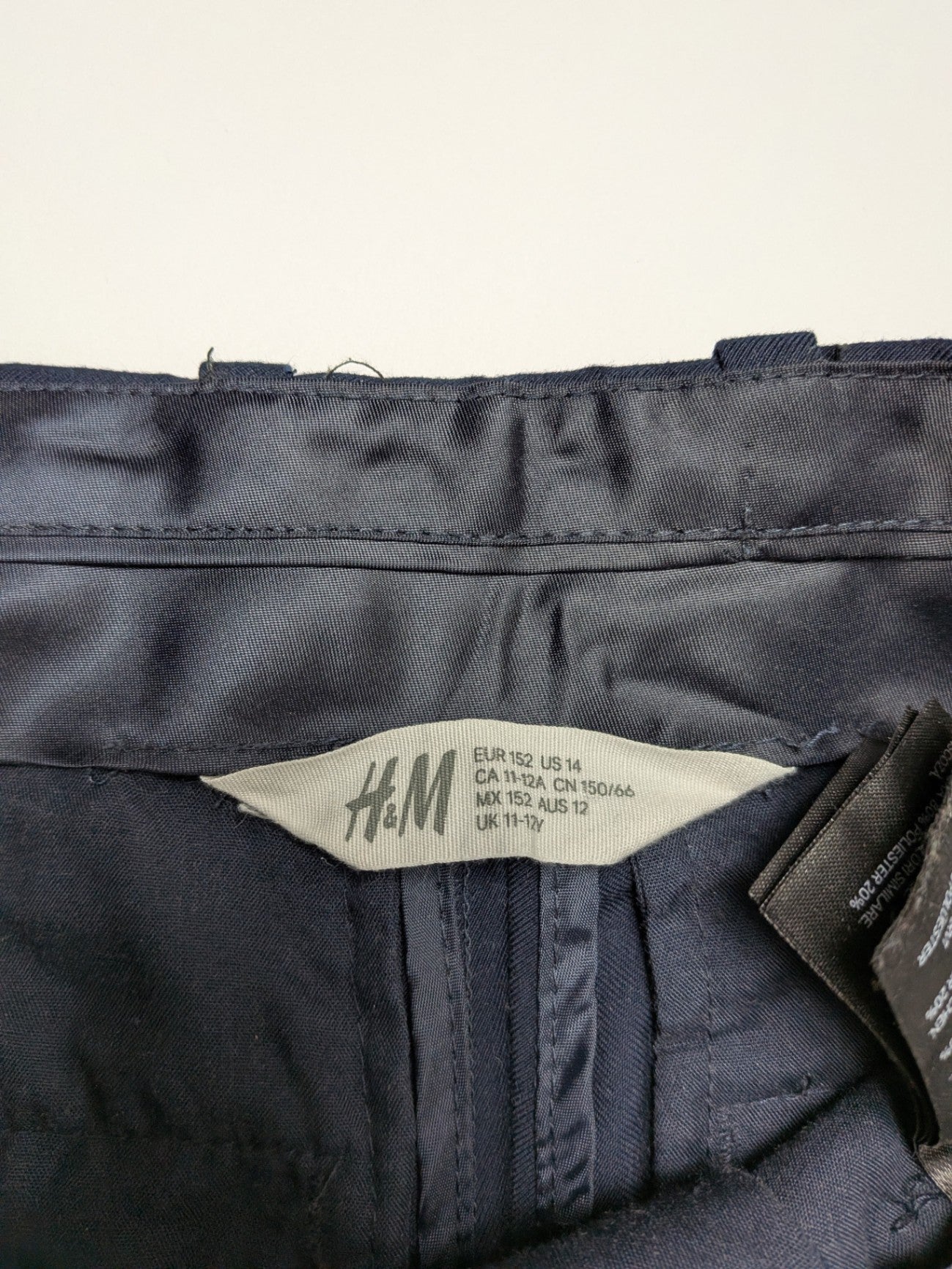 H&M Suit 152 Dark Blue