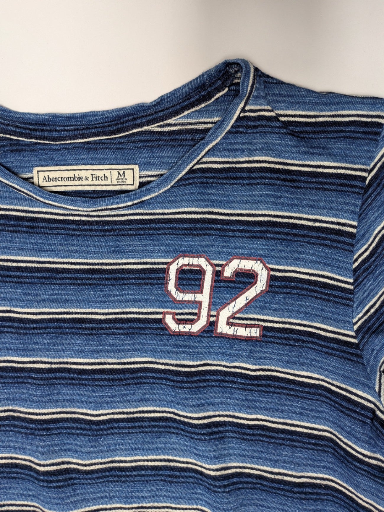 Abercrombie & Fitch T-Shirt M Blue