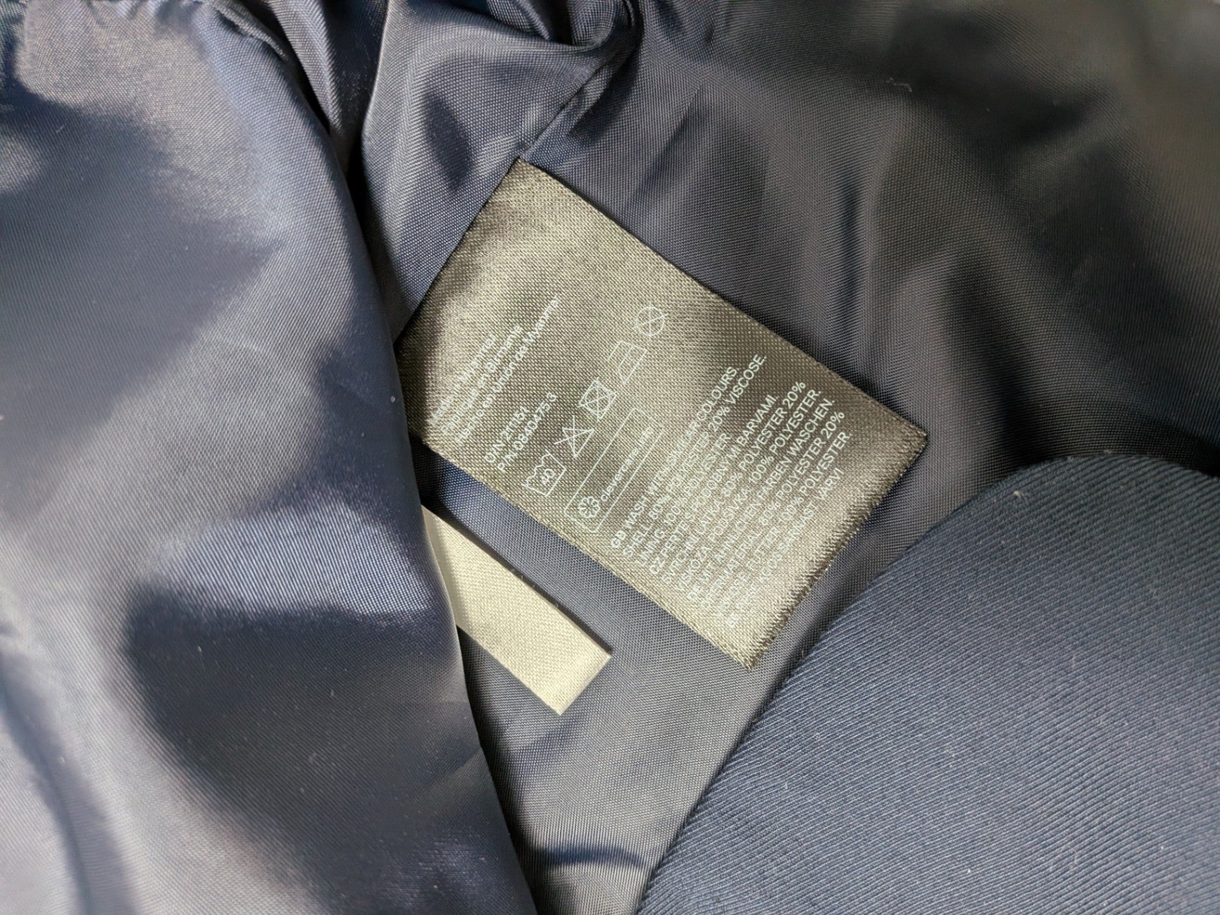 H&M Suit 152 Dark Blue