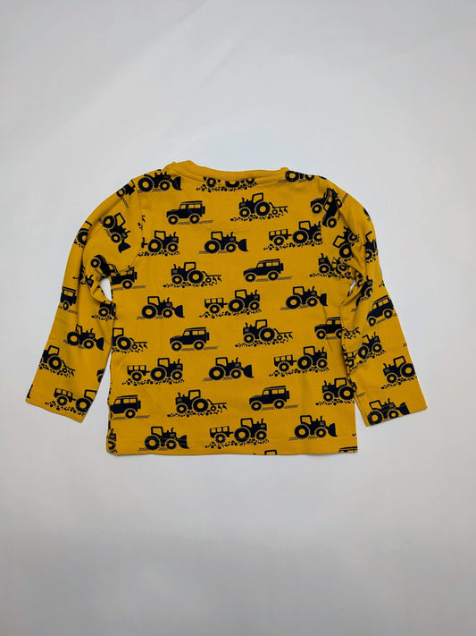 JoJo Maman Bébé Long Sleeve T-Shirt 4 Yellow
