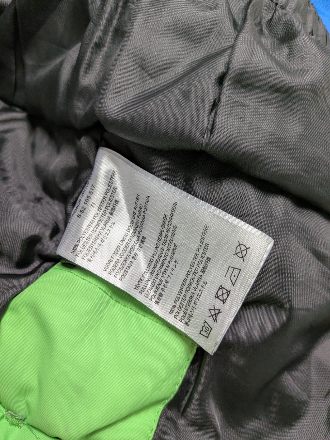 Icepeak Jacket 2-3 Green and Navy Blue