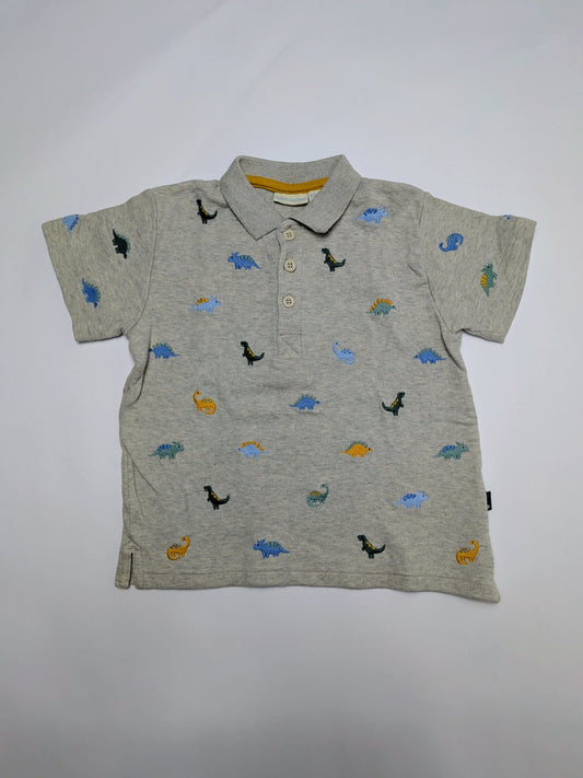 JoJo Maman Bébé Polo Shirt 4-5 Gray