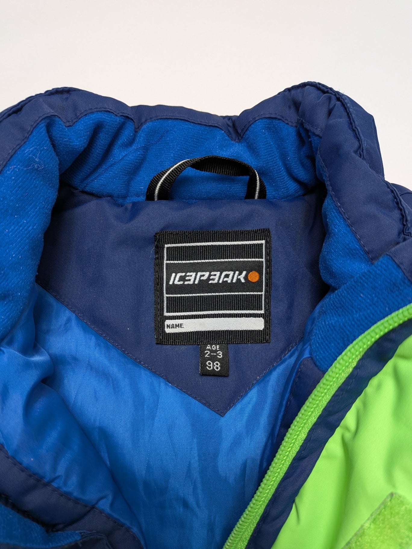 Icepeak Jacket 2-3 Green and Navy Blue