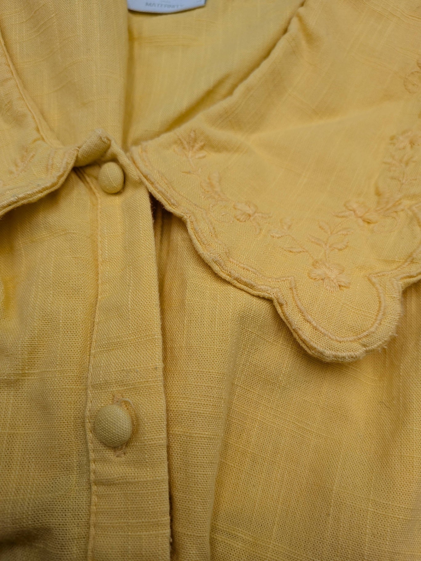 Pieces Maternity Shirt M Yellow