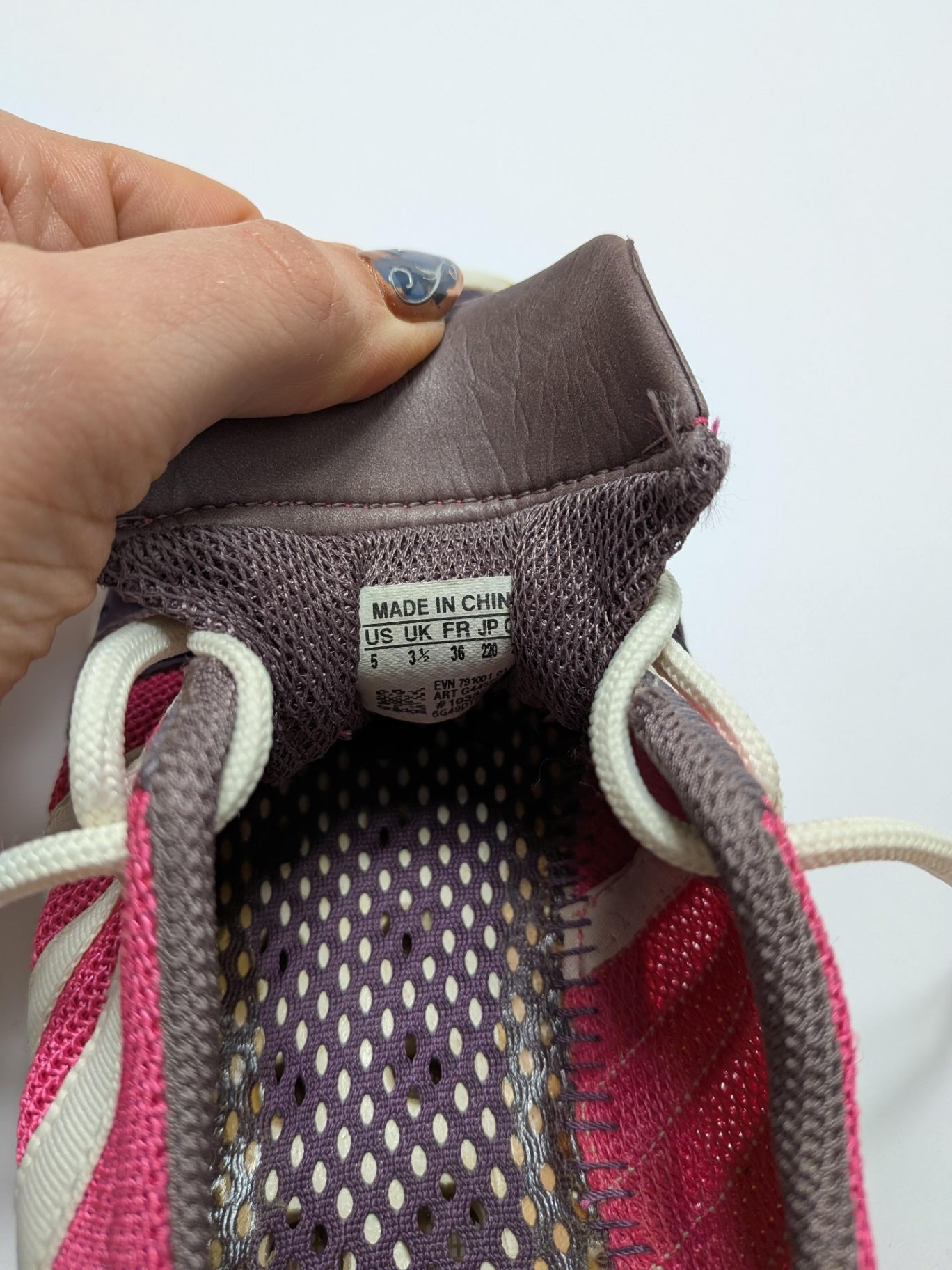 Adidas Sneakers 36 Pink and Purple